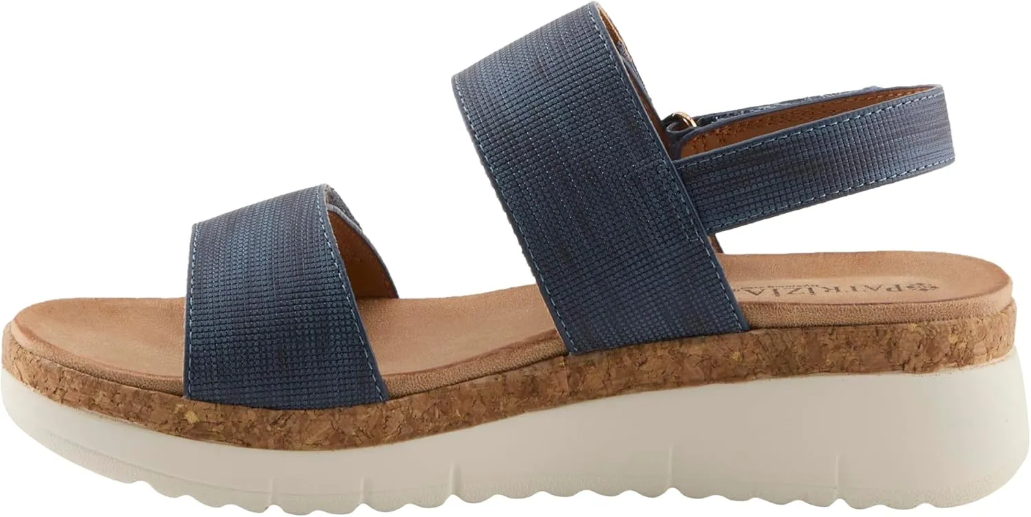 PATRIZIA Women's VIONA Adjustable Straps Slingback Wedge Sandals