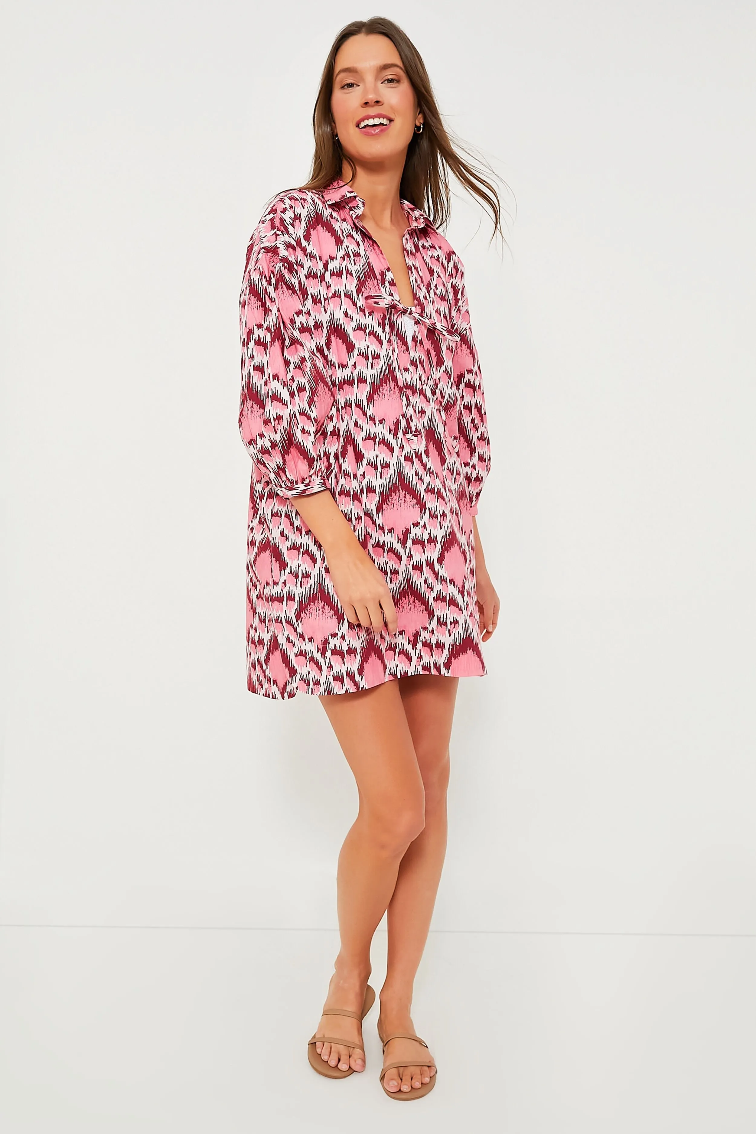 Poppy Ikat Delmar Coverup
