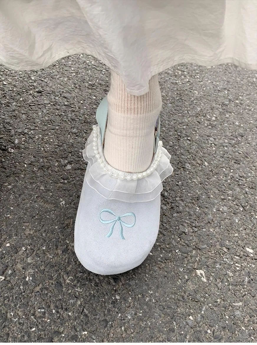 Potato Shoes with Back Strap Clogs Mules Ballet Flat Slip on Sandals Standing All Day Women Slippers Preppy Girls - Cute Causal Comfortable Walking Lightweight Running Trendy Tennis & Racquet Sport