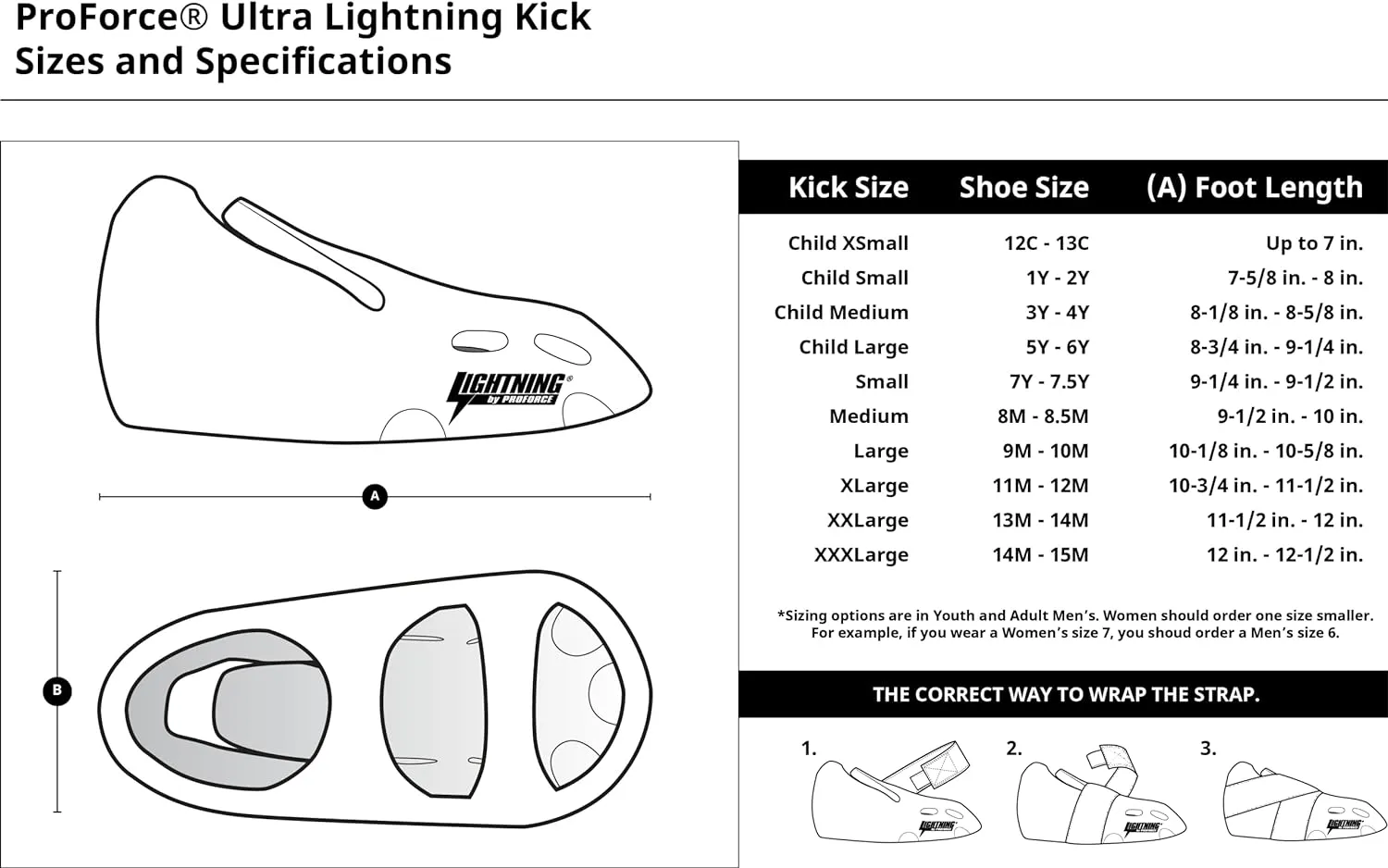 ProForce Ultra Lightning Kicks Sparring Shoes/Footgear
