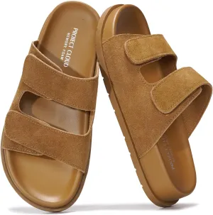 Project Cloud Platform Sandals Women Footwear - Comfortable Summer Slides Memory foam Insole with Adjustable Straps - Casual Wear Womens Sandals