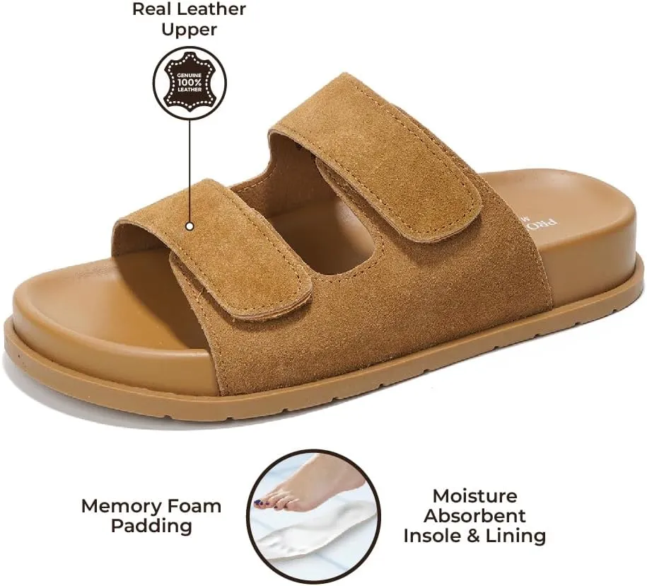 Project Cloud Platform Sandals Women Footwear - Comfortable Summer Slides Memory foam Insole with Adjustable Straps - Casual Wear Womens Sandals