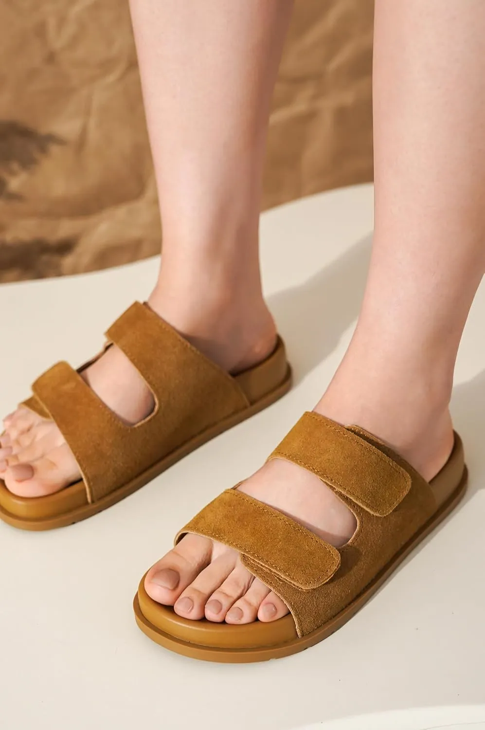 Project Cloud Platform Sandals Women Footwear - Comfortable Summer Slides Memory foam Insole with Adjustable Straps - Casual Wear Womens Sandals