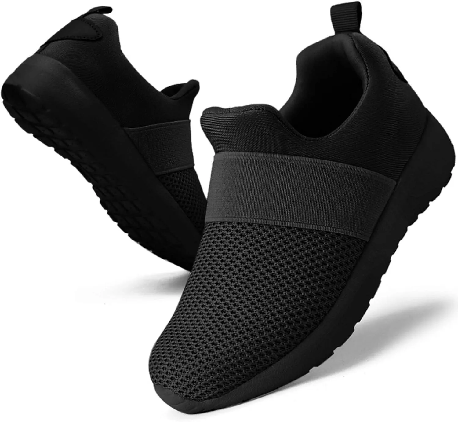 QIJGS Toddler/Little Kid Boys Girls Shoes Running Sneakers Athletic Tennis Walking Shoes-black-21
