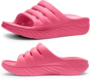 Recovery Sandals for Men and Women Orthotic Plantar Fasciitis Sandals with Arch Support Unisex Thick Slides with Cushion