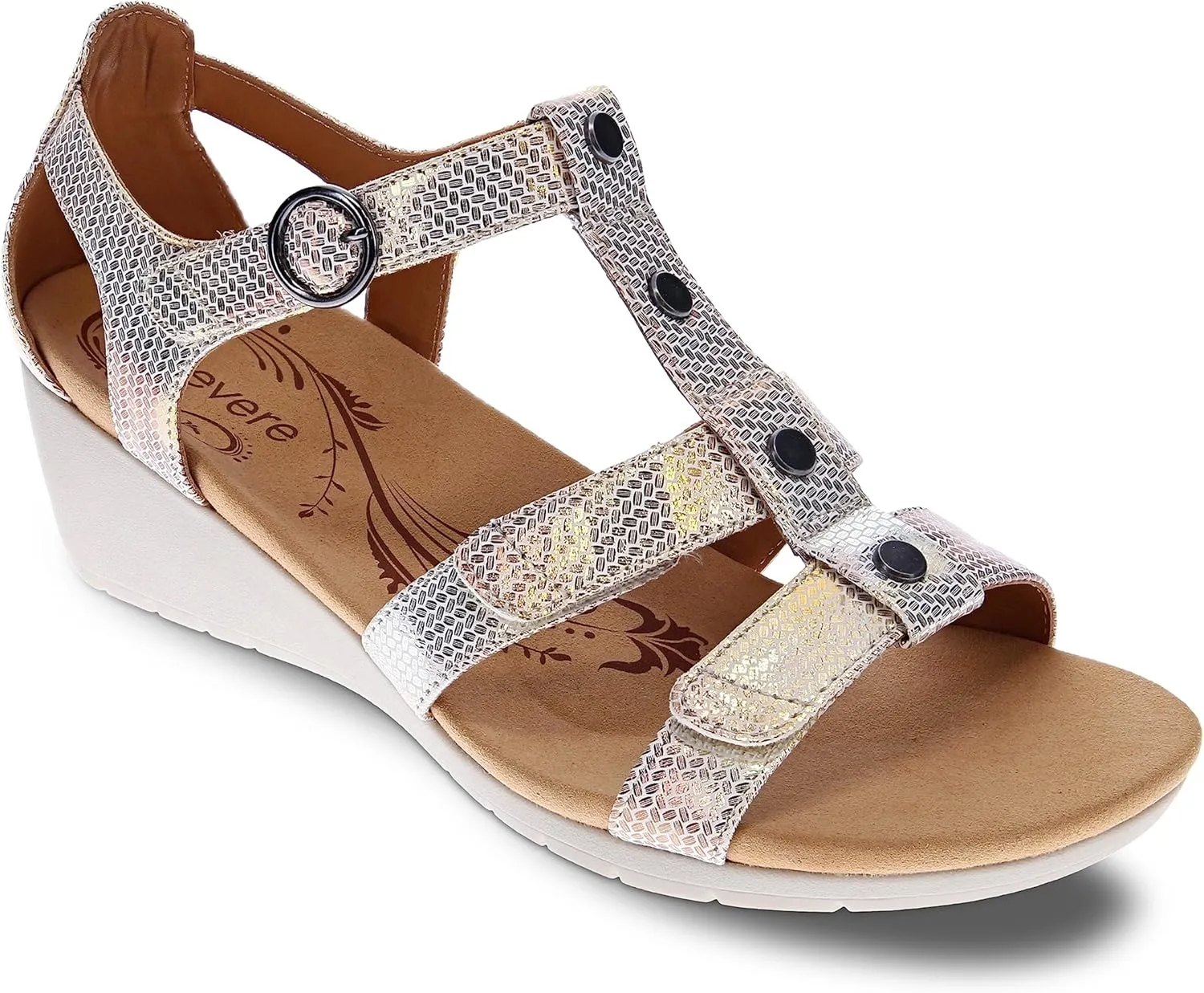 Revere Woman Nassau Leather Sandals