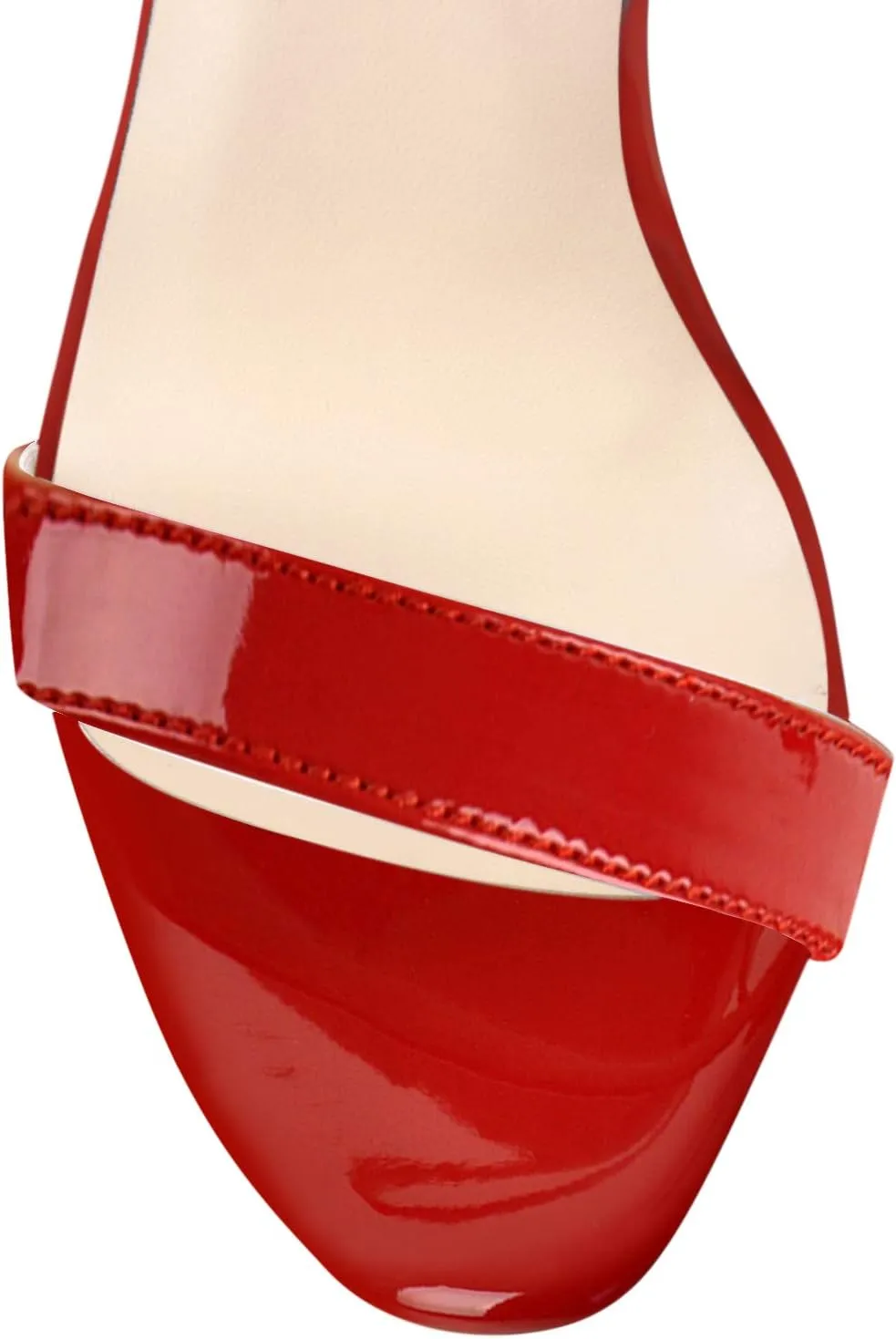 richealnini Women's Crisscross Platform Stilettos High Heel Sandals