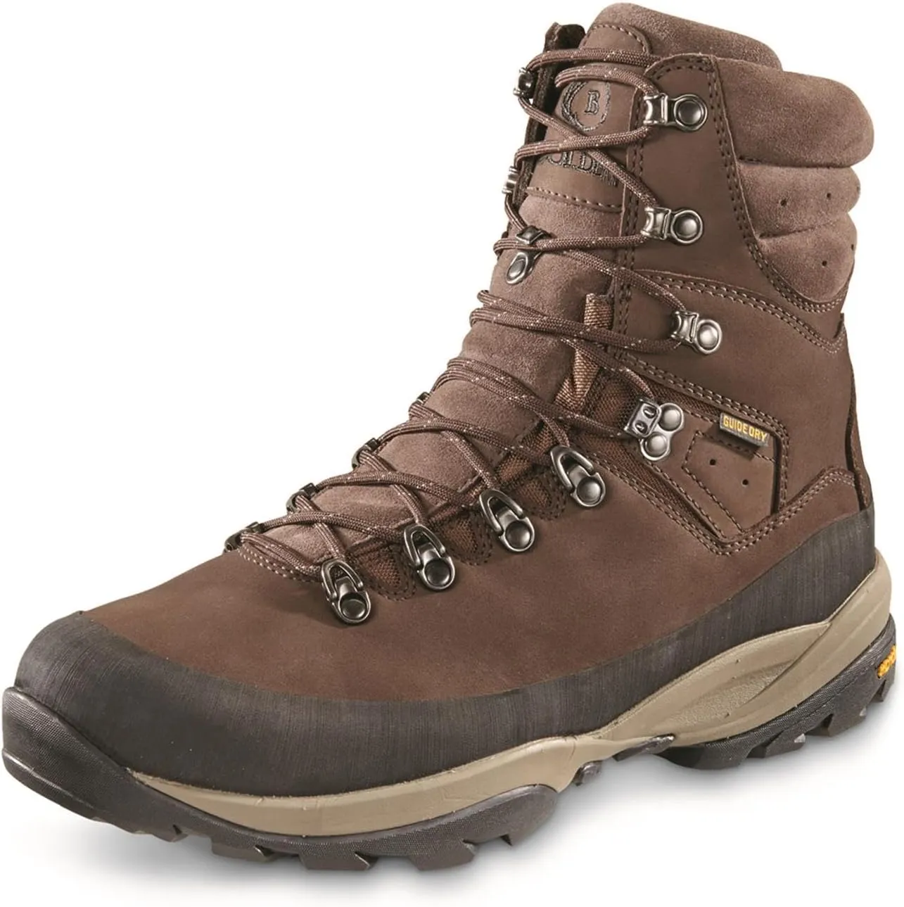Ridge 8” Men’s Waterproof Leather Hunting Boots Insulated, 400-gram