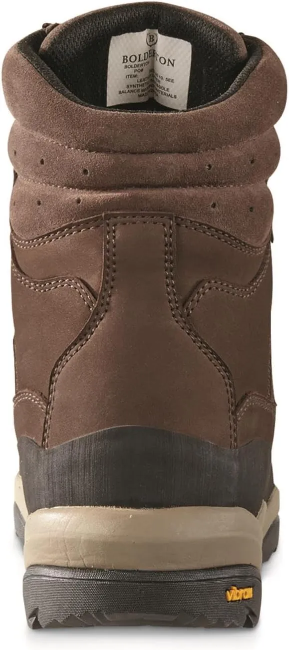 Ridge 8” Men’s Waterproof Leather Hunting Boots Insulated, 400-gram
