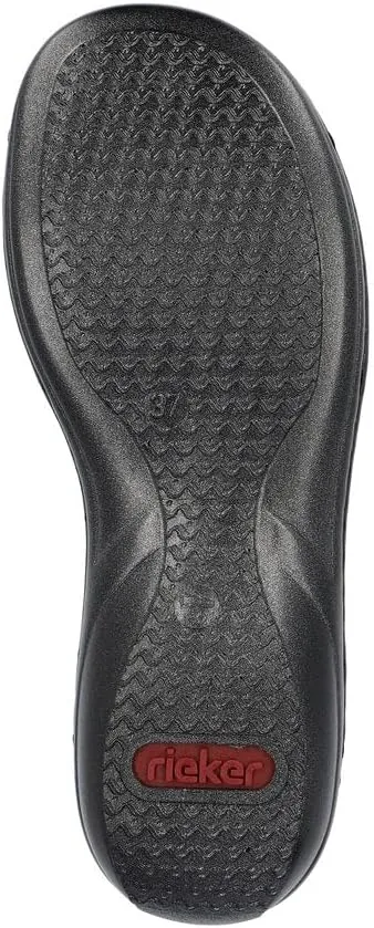Rieker 60880 Regina Women's Strap Sandals – Classic and Stylish Design with Wide Supportive Straps, Elastic Insert, Lightweight and Shock-Absorbing Comfort for All-Day Wear