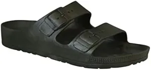 RocSoc Tecs Two Strap PVC Summer Sandals For Men, Blister Resistant, Eco Friendly, UV Protected Open Toe Versatile Grippy Sandal