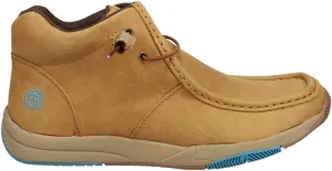 ROPER Mens Clearcut Moc Toe Chukka Casual Boots Ankle - Brown