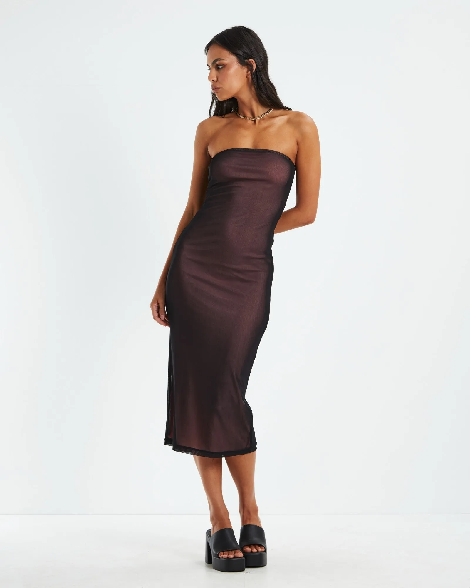 Rosbandi Dress Black/Pink