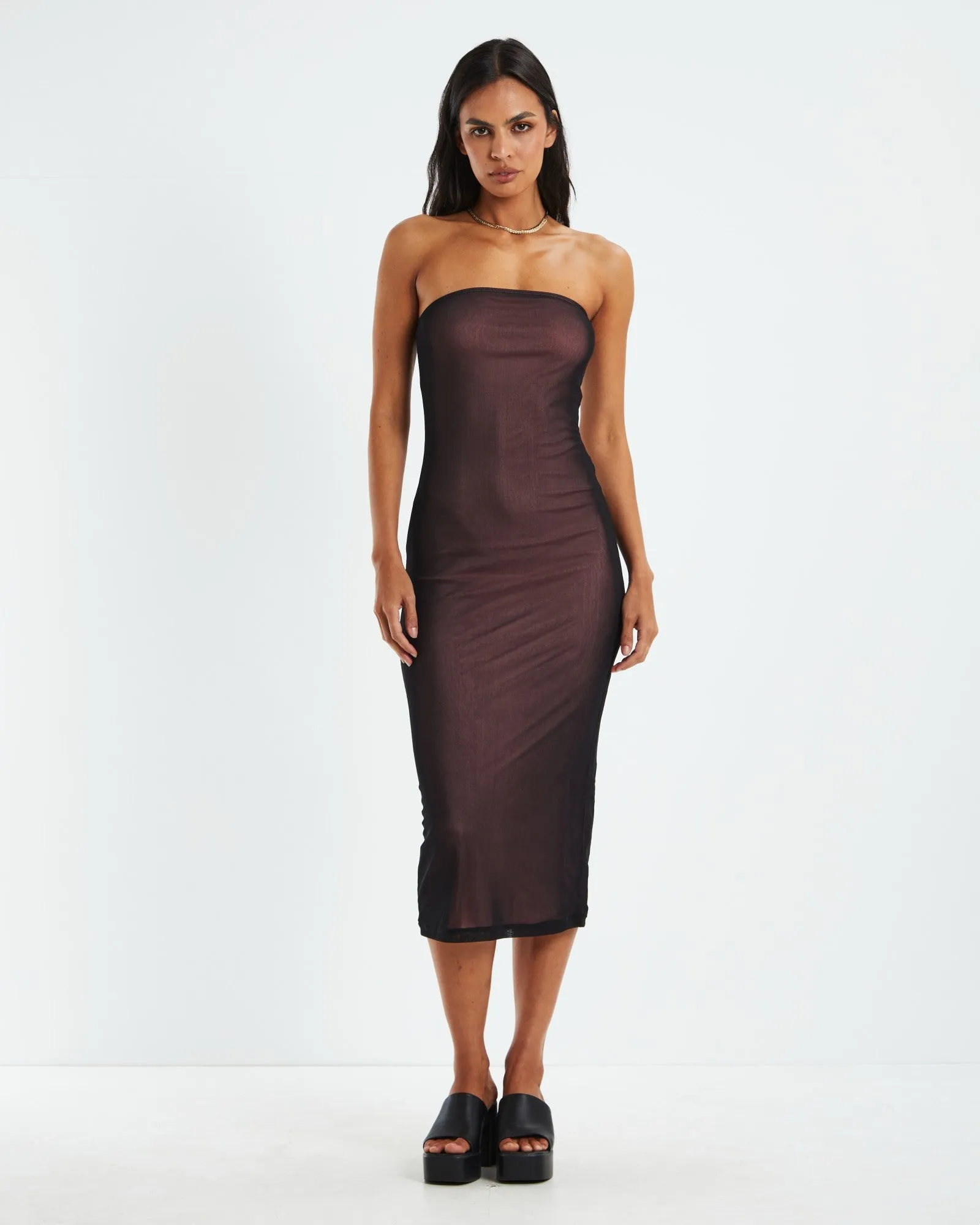 Rosbandi Dress Black/Pink