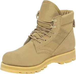 Rothco Combat Work Boots, Desert Tan - 11