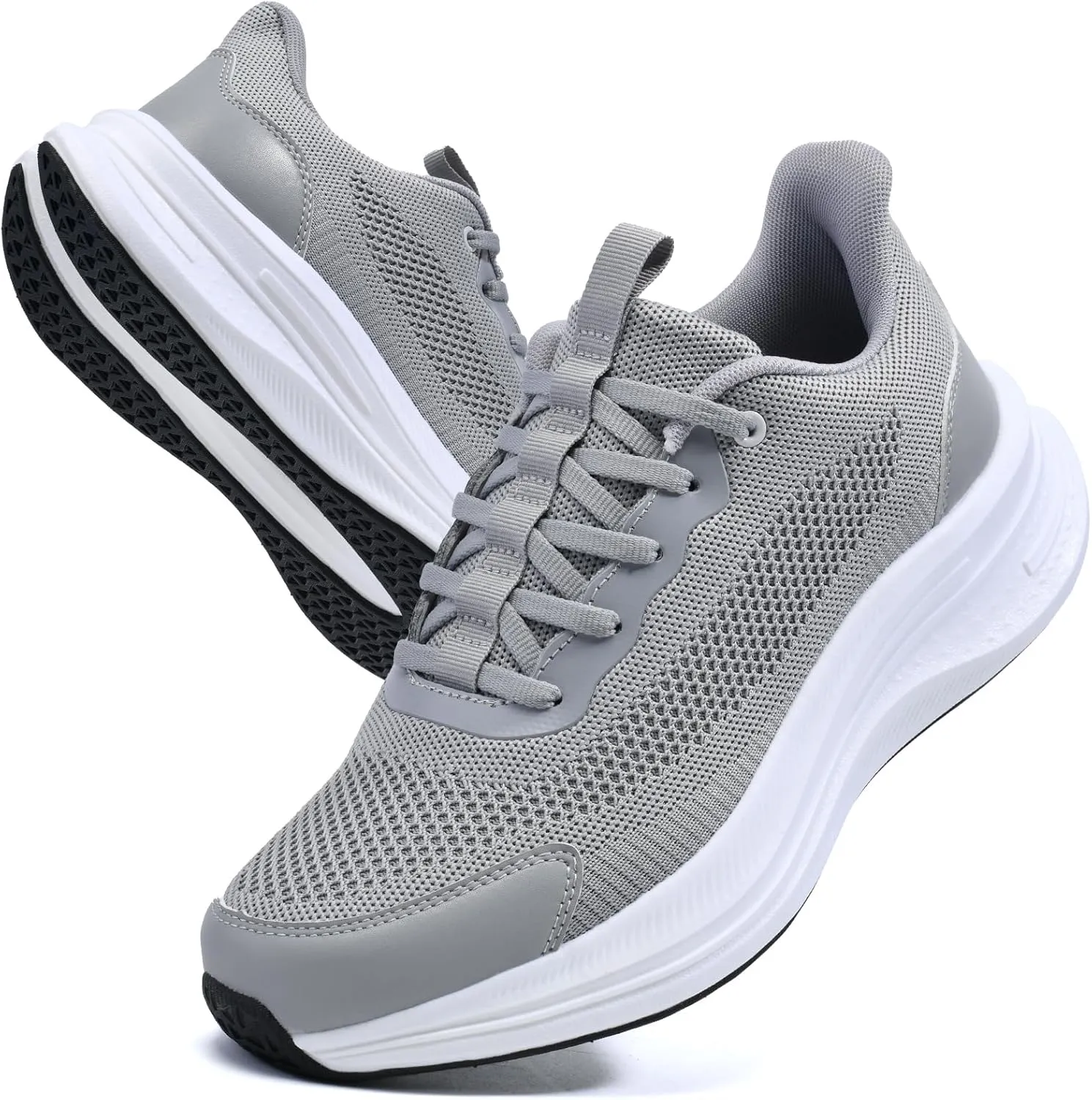 Running Shoes for Men Slip On Walking Shoes Tennis Gym Workout Shoes Breathable Non Slip Cushioning Sneakers