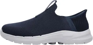 Running Shoes for Men Wide Feet Brown Casual Shoes White Sneakers Women's Soft Sole Mesh Comfort Orthopedic Waterproof Tennis Shoe Loafers Casual Slip On