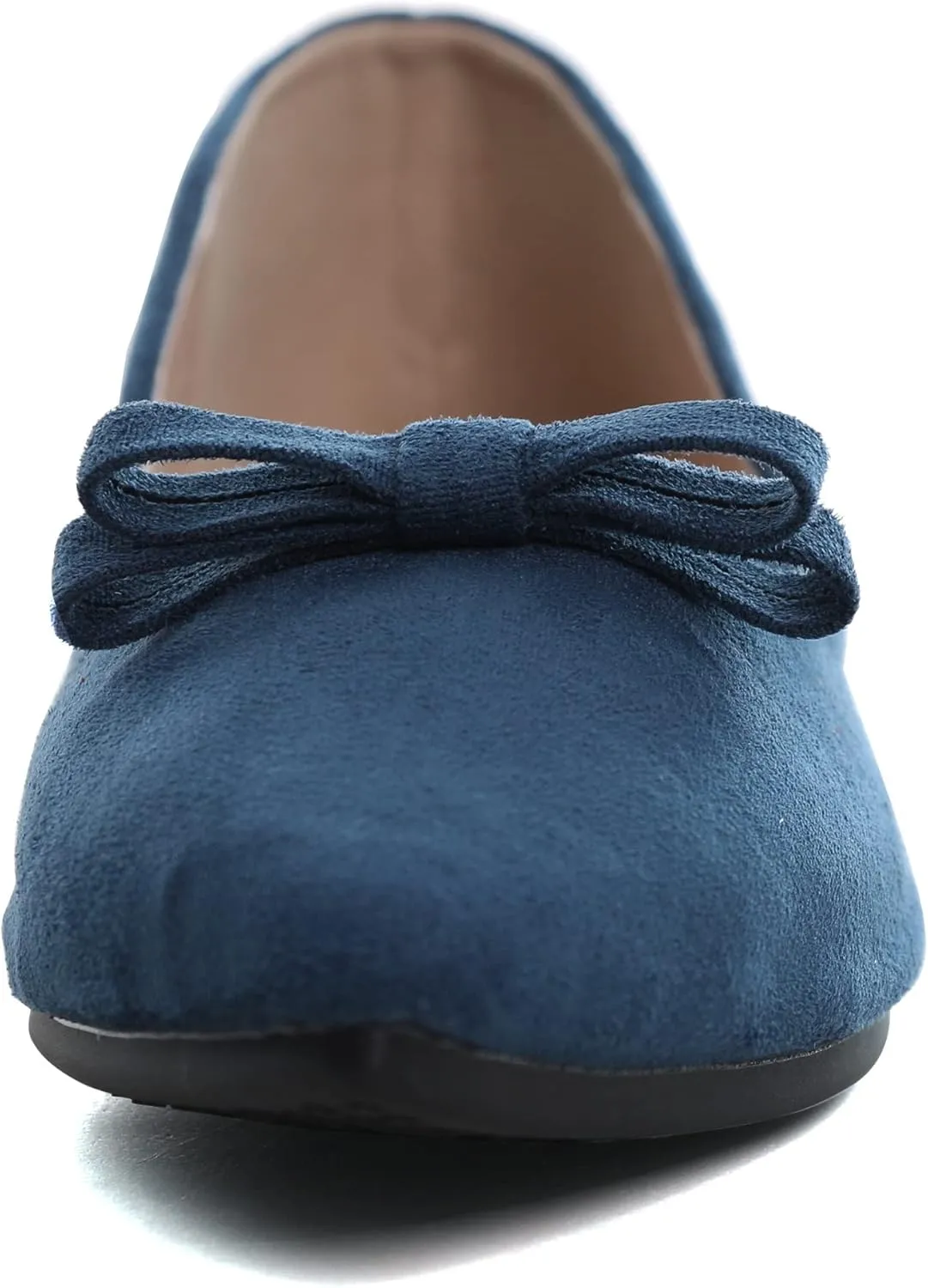 SAILING LU Bowknot Flat Shoes for Women Dressy Slip-ons Loafers Comfortable Moccasins Pointed Toe Ballerina Walking Flats Shoes Wear to Work