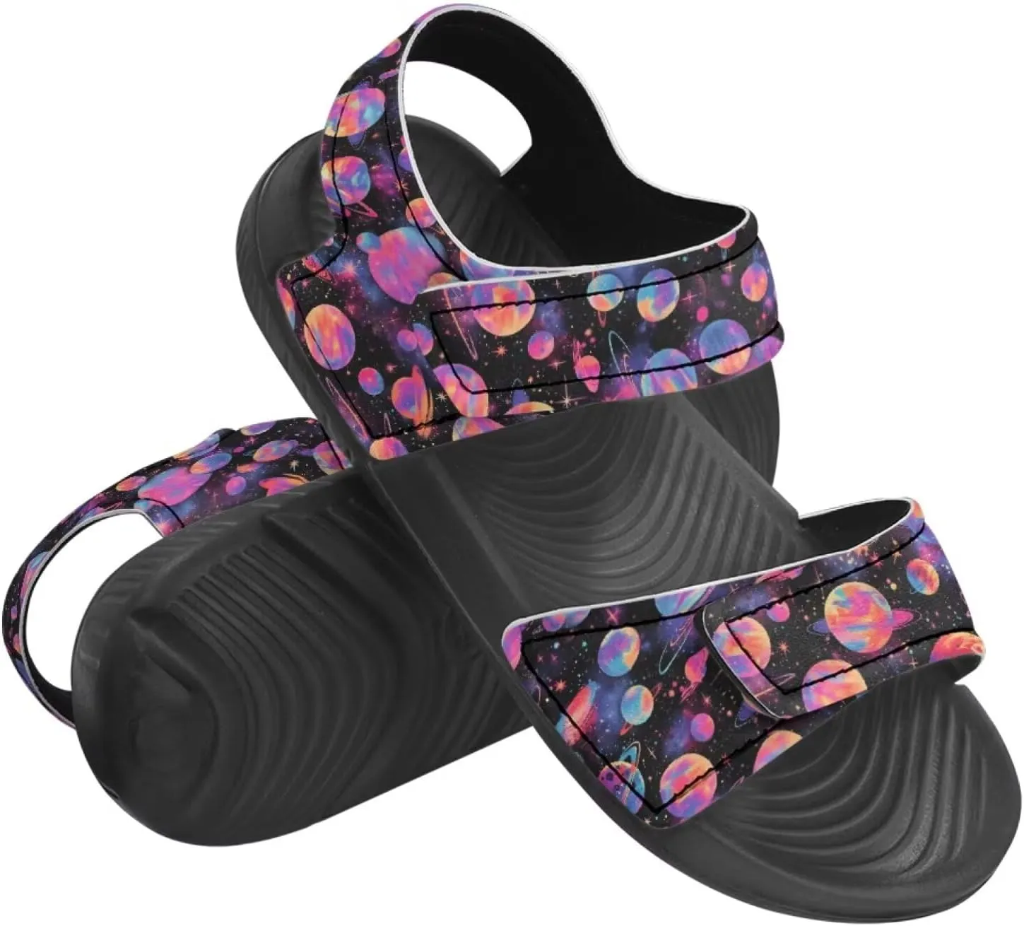 Sandals for Kids Boy Girls Summer Shoes Slide Sandals with Adjustable Strap Toddler Shoes Open Toe Slides