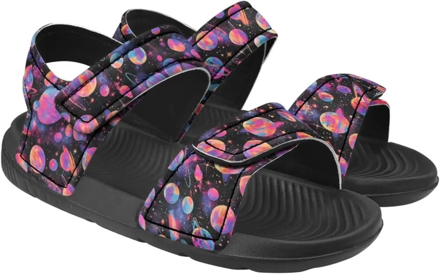 Sandals for Kids Boy Girls Summer Shoes Slide Sandals with Adjustable Strap Toddler Shoes Open Toe Slides