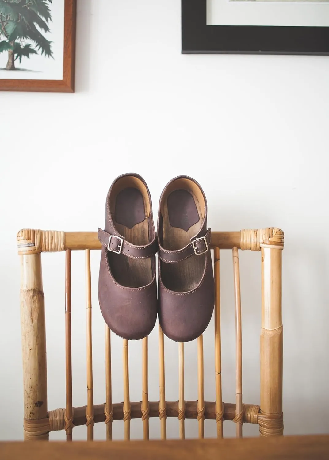 Sandgrens Handmade Swedish Wood Clogs for Women, Low Heel Sandals | Mary Jane