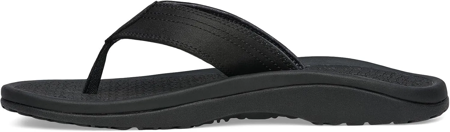 Sanuk On the Rocks Men's Beach Sandals | Flip Flops for Men | Quick Dry Flip-Flop Slides | Supportive & Lightweight | Arch Support Footbed