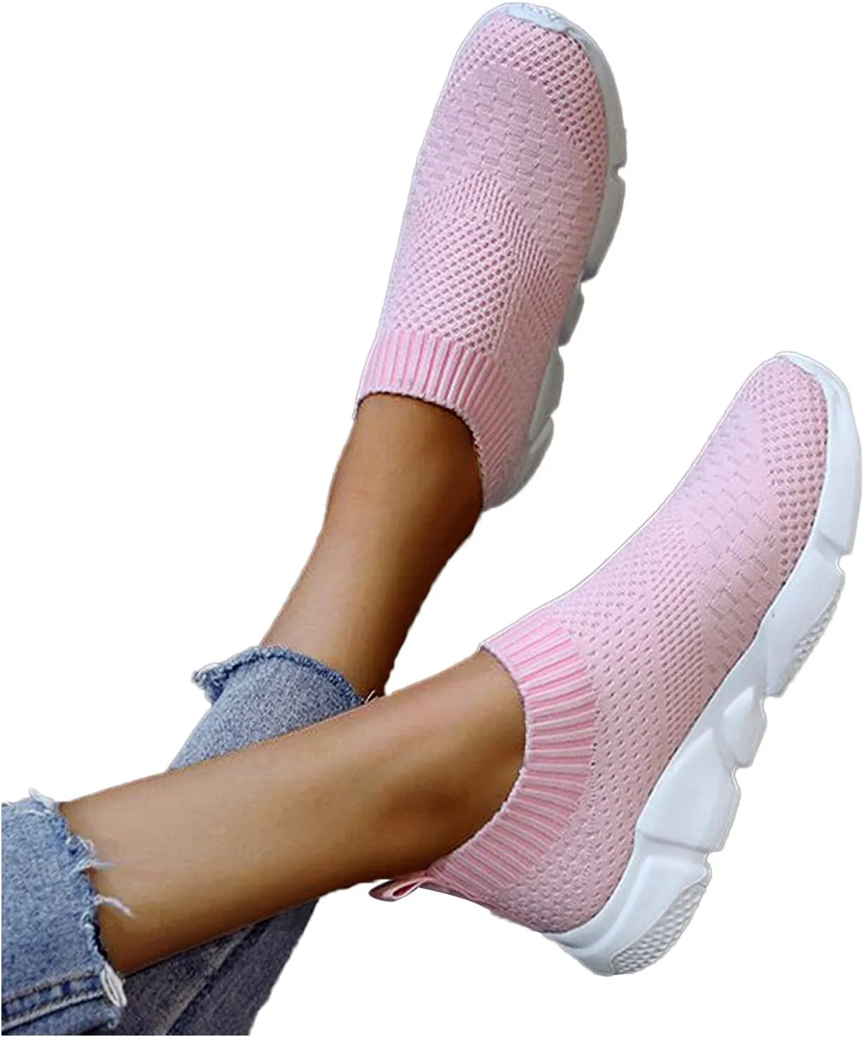 SBGMoSJ Sneakers for Women Womens Black Slip Resistant Tennis Shoes Women's Tennis Shoes Size 8 1/2 Wedge Sneakers for Women Size 11 Wide Womens Shoes Slip Ons Flats Fall 2023