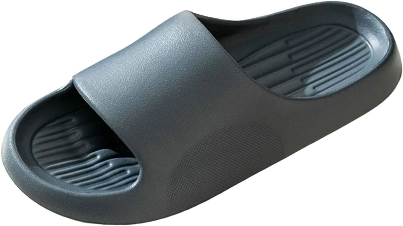 Shower Shoes for Women with Arch Support Flat Soled Open Toed Breathable Slippers Soft Soled Slippers