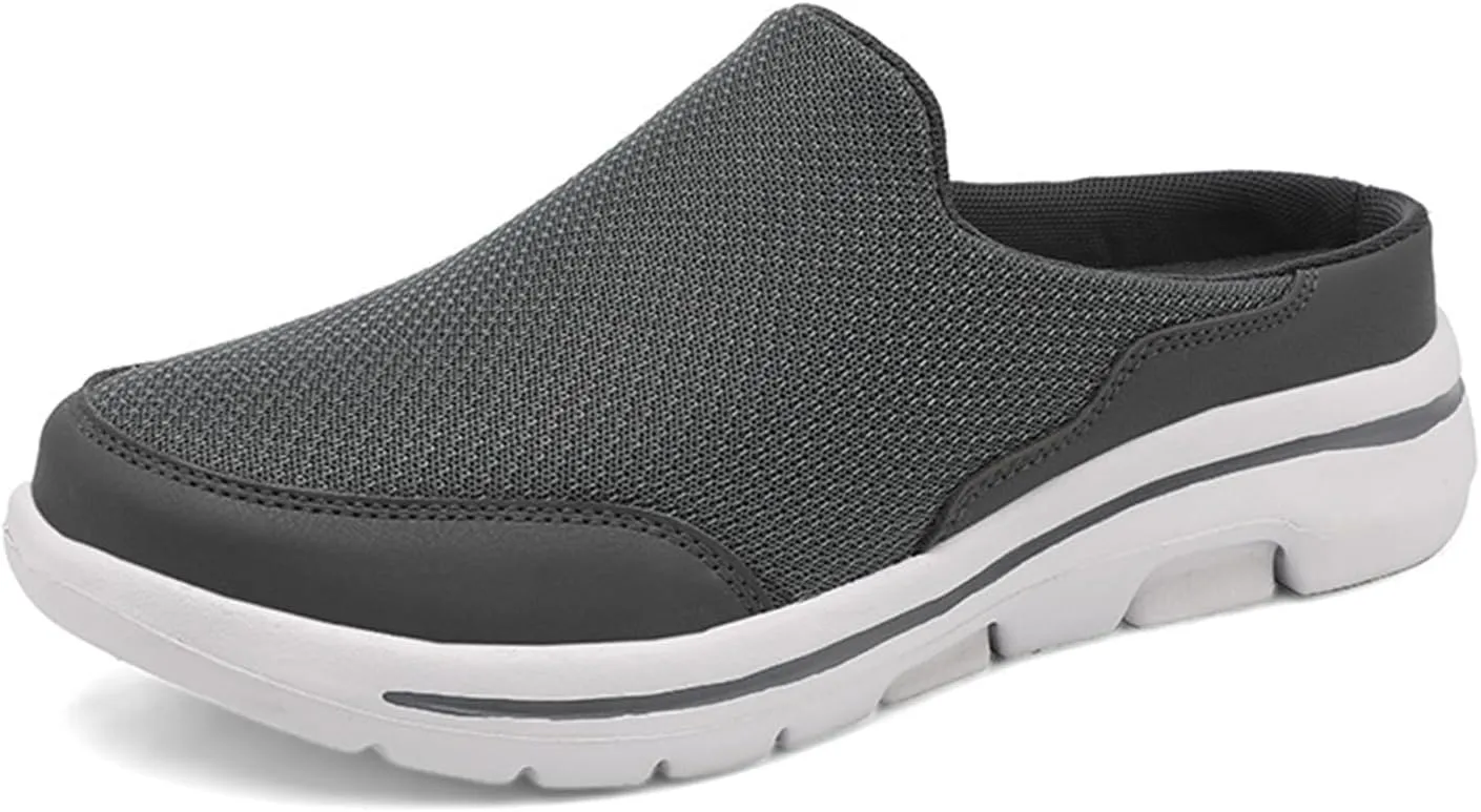 Slip On Mules & Clogs for Womens Mens Lightweight Breathable Mesh Slippers Slip-On Orthopedic Shoes Closed Toe Slides
