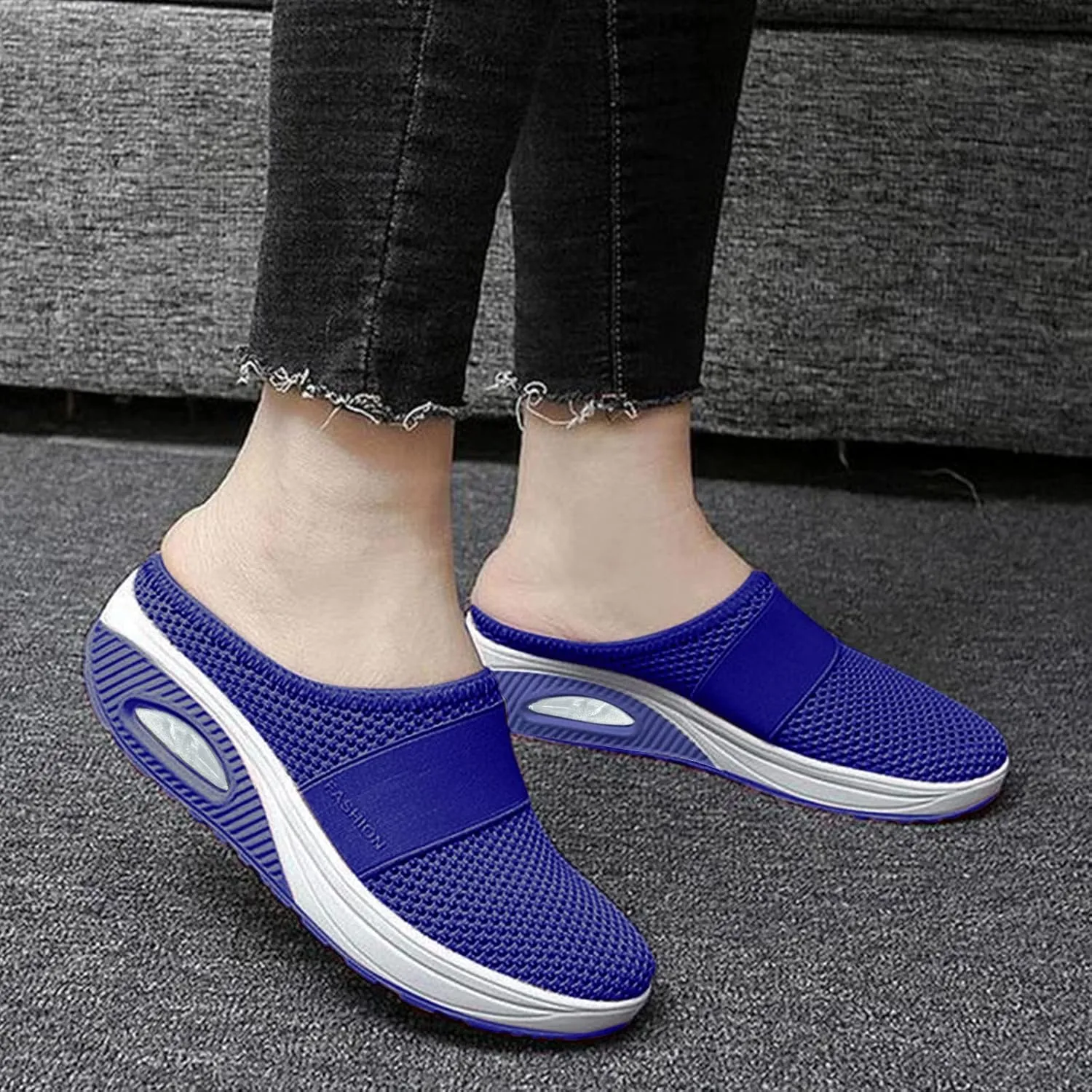 Slip On Shoes Women Wide Toe Box Orthopedic Shoes for Women Plantar Fasciitis Wide Width Womens Casual Shoes To Wear with Jeans Extra Wide White Sneakers for Women 7.5 Wide Womens Sneakers Black