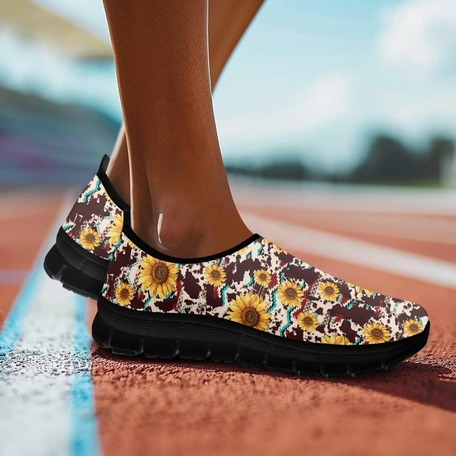 Slip On Women Wide Width Loafer Slipper Shoes Athletic Running Sneakers Non Slip Memory Foam