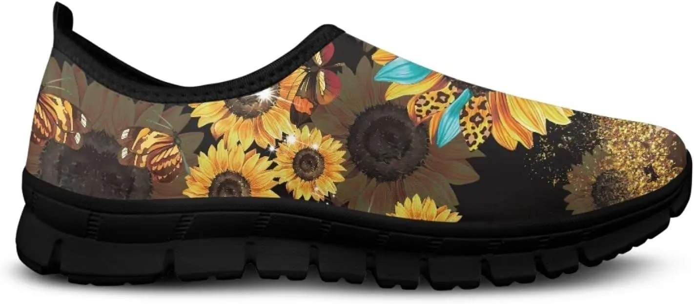 Slip On Women Wide Width Loafer Slipper Shoes Athletic Running Sneakers Non Slip Memory Foam