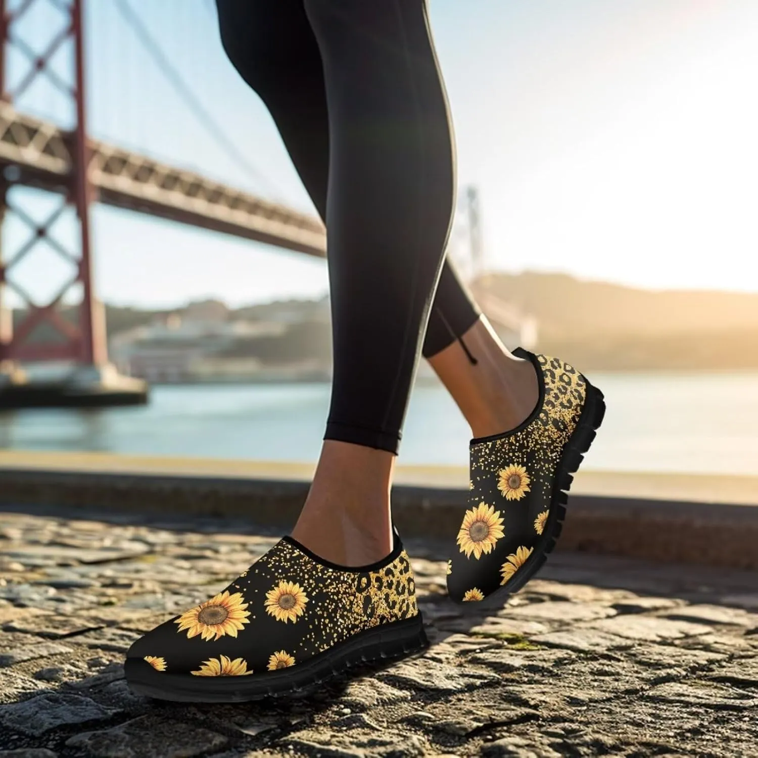 Slip On Women Wide Width Loafer Slipper Shoes Athletic Running Sneakers Non Slip Memory Foam