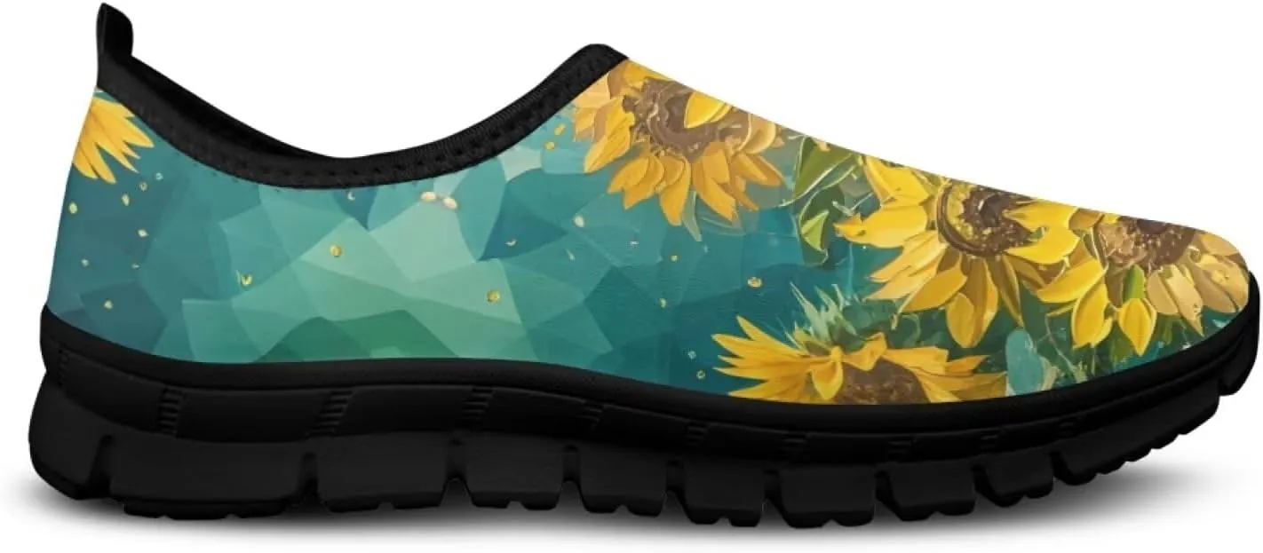 Slip On Women Wide Width Loafer Slipper Shoes Athletic Running Sneakers Non Slip Memory Foam