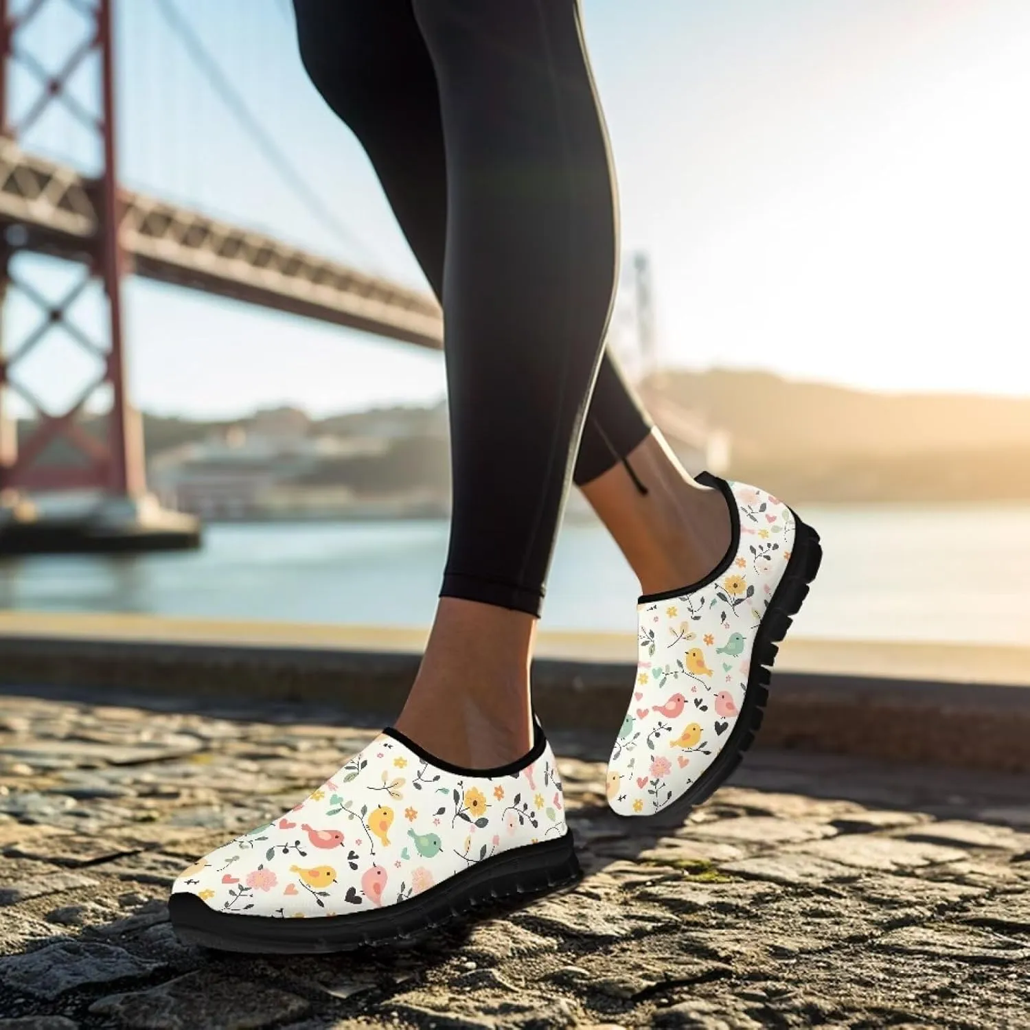 Sneakers for Women Casual Flat Low Top Loafers Running Shoes Breathable Soft Lightweight Outdoor Walking Sneaker for Women US 5.5-11.5