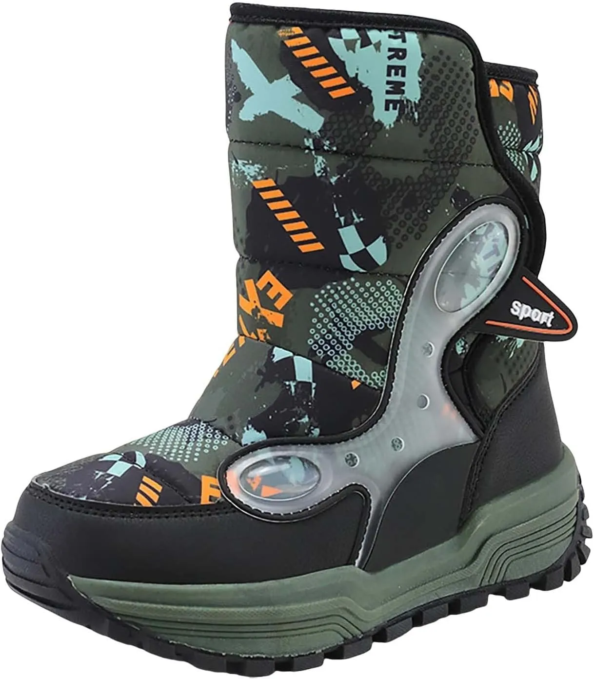 Snow Boots For Toddler Kids Snow Boots Boys Girls Mid Calf Water Proof Warm Faux F𝐮r Lined Insulated Winter Boots
