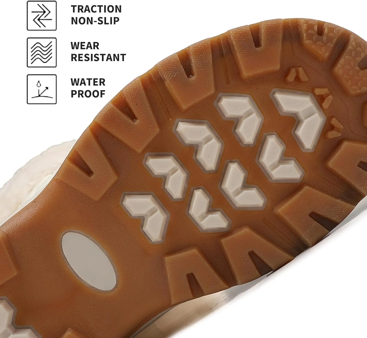 Snow Boots Women Waterproof Insulated with Laces