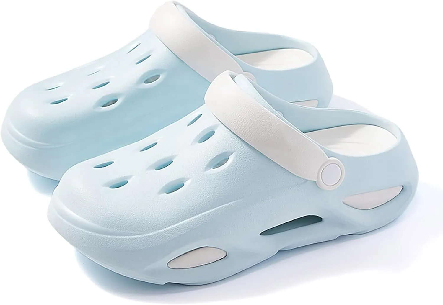 Solaud Women's Mens Garden Clogs Lightweight Breathable Arch Support Clog Shoes with Removable Cushion Footbed Slip-on Outdoor Beach Slippers