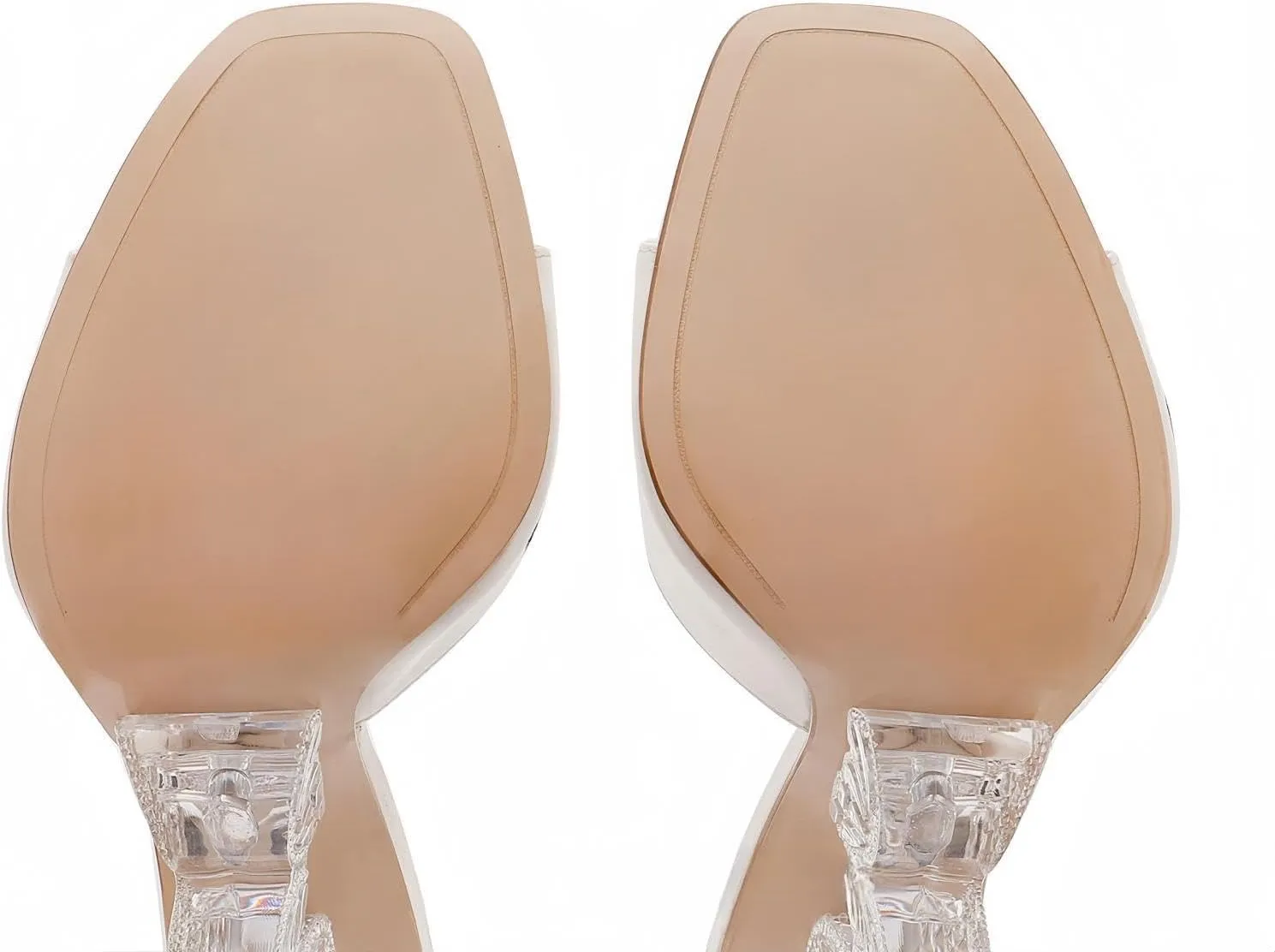 Sparkling Rhinestone Butterfly Block Chunky Heels Sandals for Women,Women's Glitter Diamond Open Round Toe Peep High Heeled Mules Slip On Sandals Summer Evening Party Prom Dress Shoe Comfortable Casual Pumps