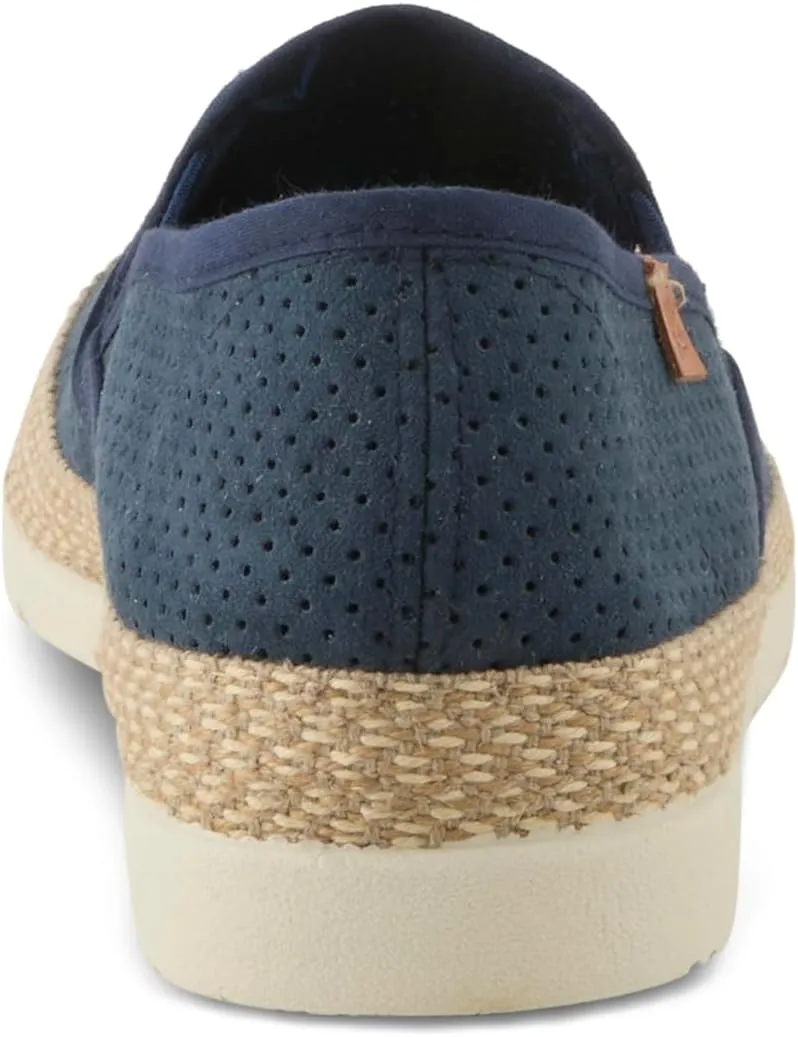 Spring Step Men's Raiden Suede Espadrilles – Slip-On Summer Shoes with Cork Insole and Rubber Outsole, Made in Spain