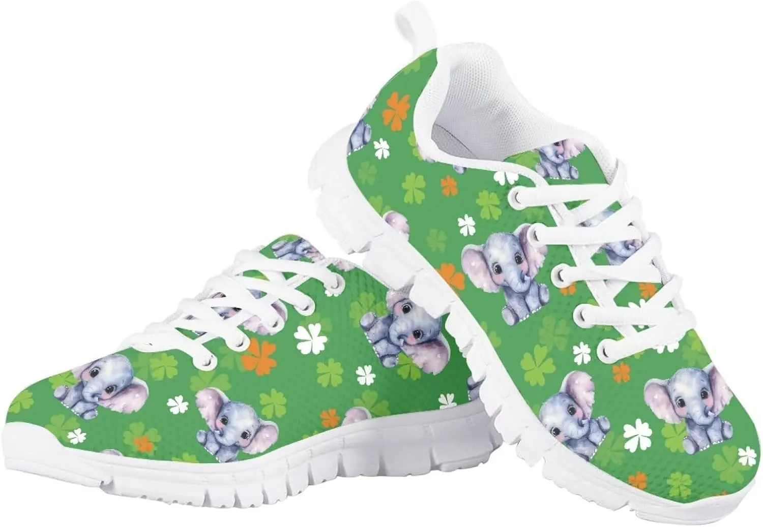 St.Patrick's Day Themed Sport Sneakers for Boys Girls Kids Casual Active Shoes for School
