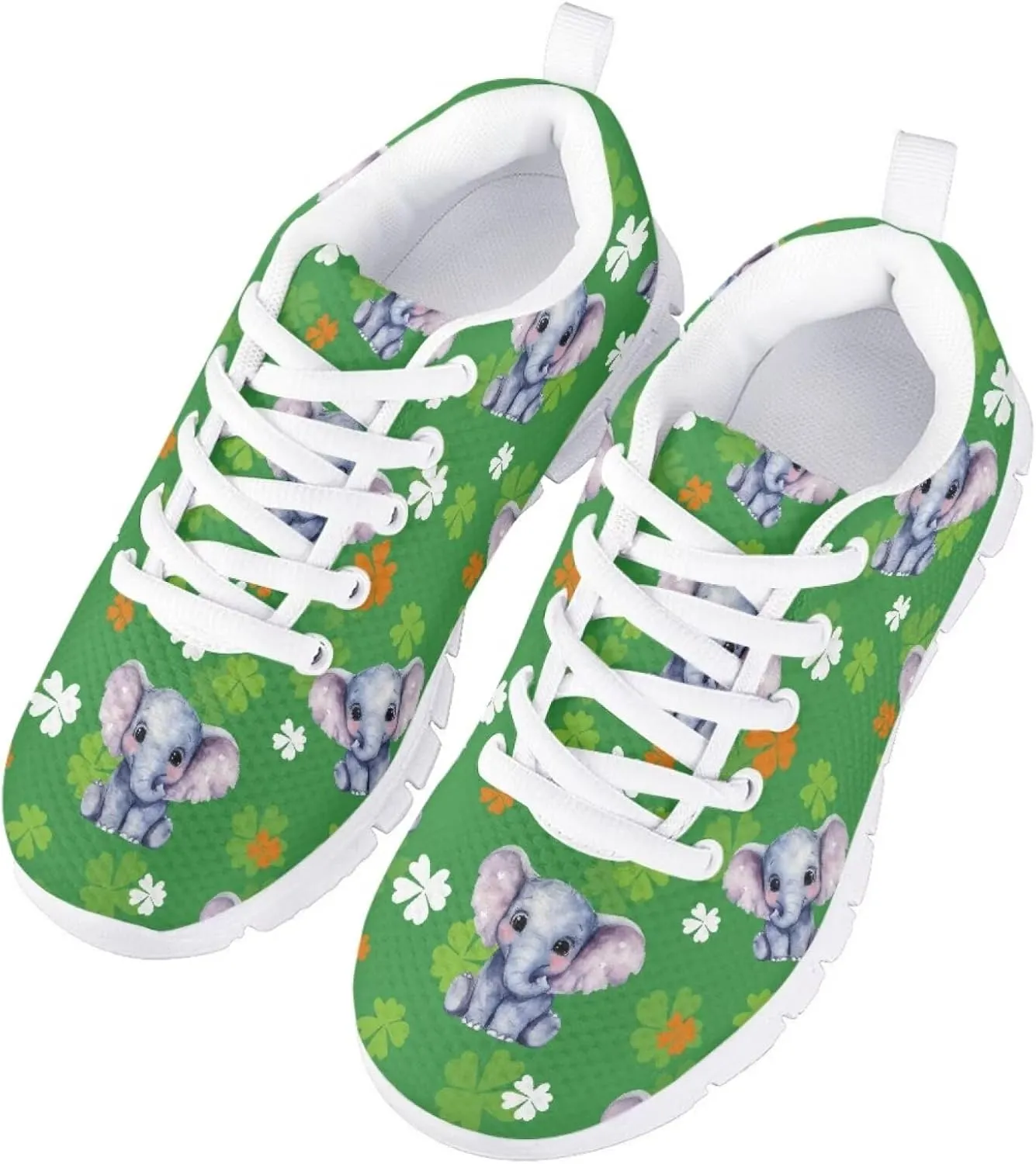 St.Patrick's Day Themed Sport Sneakers for Boys Girls Kids Casual Active Shoes for School