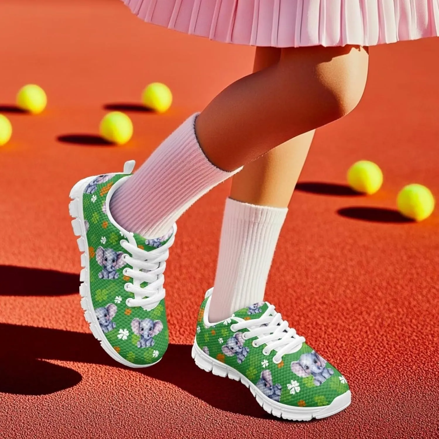 St.Patrick's Day Themed Sport Sneakers for Boys Girls Kids Casual Active Shoes for School