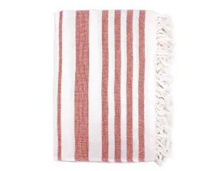 Stripes Low-priced Real-time Red Beach - Towel