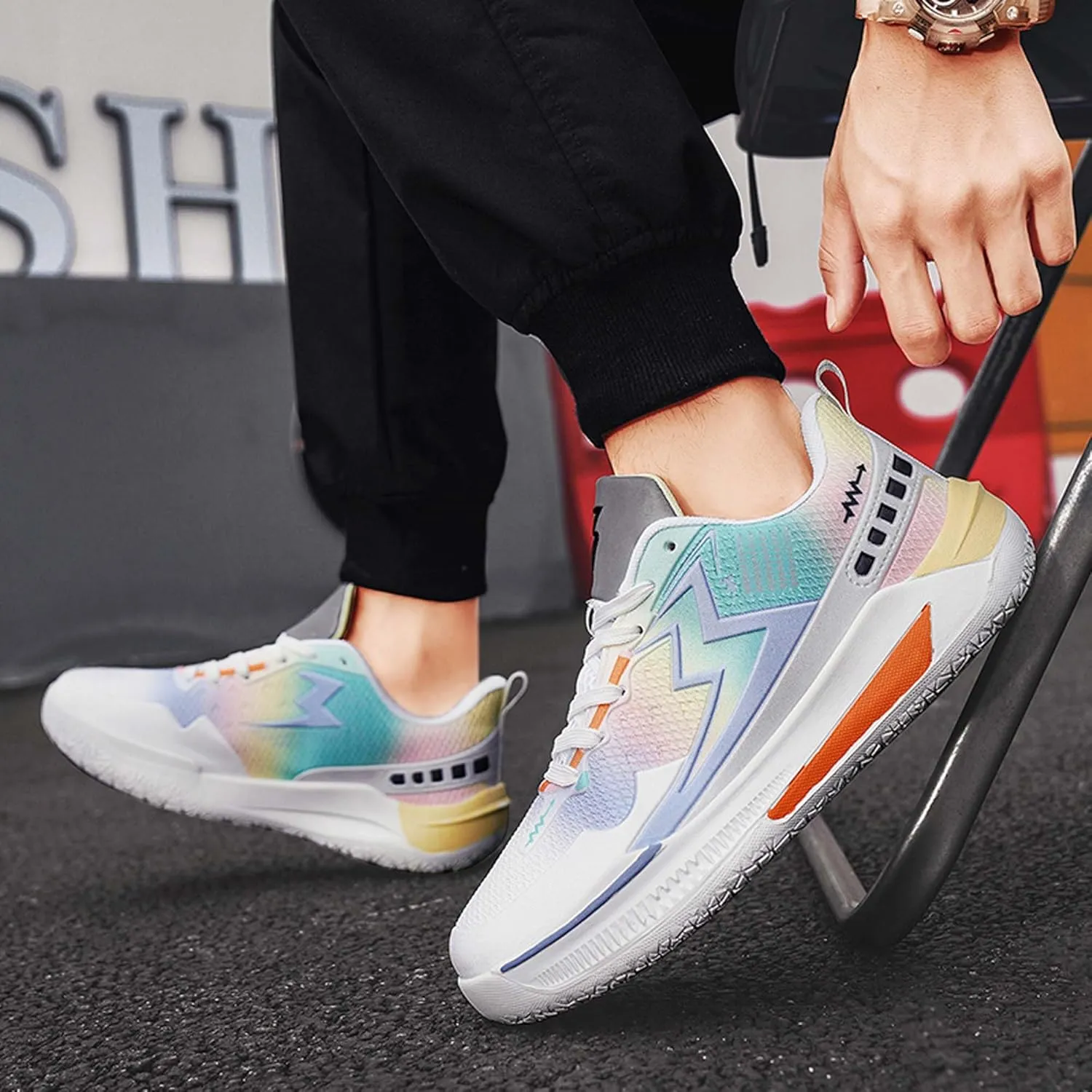 Summer Warmth, Lightweight, Anti Slip, wear-Resistant, Men's Shoes, Oversized Outdoor Shoes, Sports Shoes, Running Shoes, Casual Shoes, Hiking Shoes, Hiking Shoes, Blue Ball Shoes