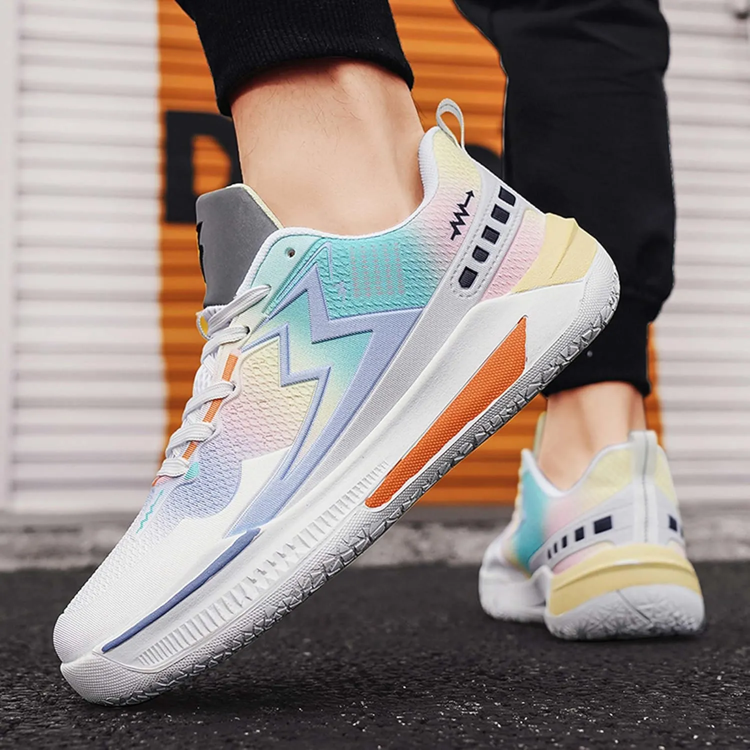 Summer Warmth, Lightweight, Anti Slip, wear-Resistant, Men's Shoes, Oversized Outdoor Shoes, Sports Shoes, Running Shoes, Casual Shoes, Hiking Shoes, Hiking Shoes, Blue Ball Shoes
