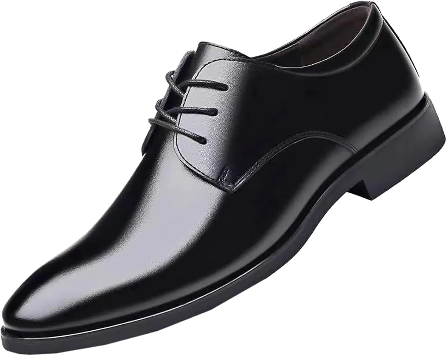 Tan Formal Leather Shoes for Men Color Solid Business Fashion Summer Style Shoes Leather Men's Leisure Breathable Men's Leather Shoes Men's Dress Oxfords Breathable Mesh Shoes