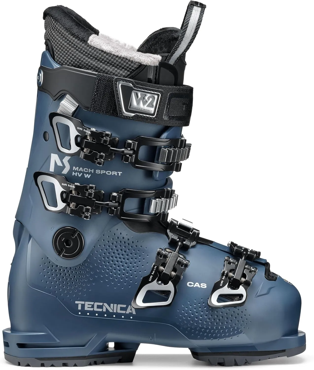 TECNICA Women's Cuff Adapt System Double Quick Instep Mach Sport Hv High Volume 75 W GW Ski Boots