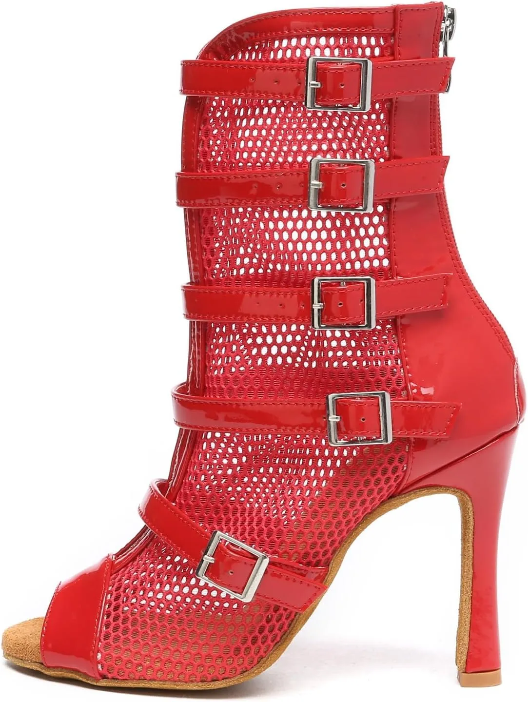 Teen Girl Womens Dance Ankle Booties with Buckle Summer Formal Party Evening Sandals Shoes
