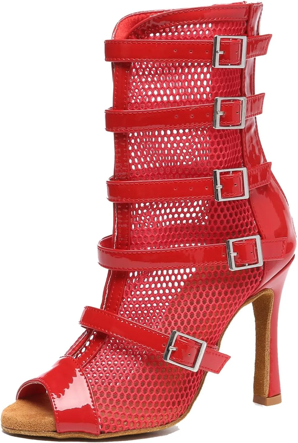 Teen Girl Womens Dance Ankle Booties with Buckle Summer Formal Party Evening Sandals Shoes